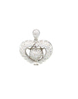 18K White Gold Diamond Pendant