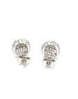 18K White Gold Diamond Earring