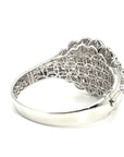 18K White Gold Diamond Bangle