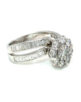 18K White Gold Diamond Ring