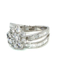 18K White Gold Diamond Ring