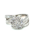 18K White Gold Diamond Ring