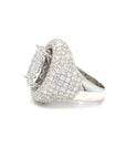 18K White Gold Diamond Ring