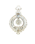 18K White Gold Diamond Pendant
