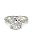 18K White Gold Diamond Ring