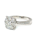 18K White Gold Diamond Ring