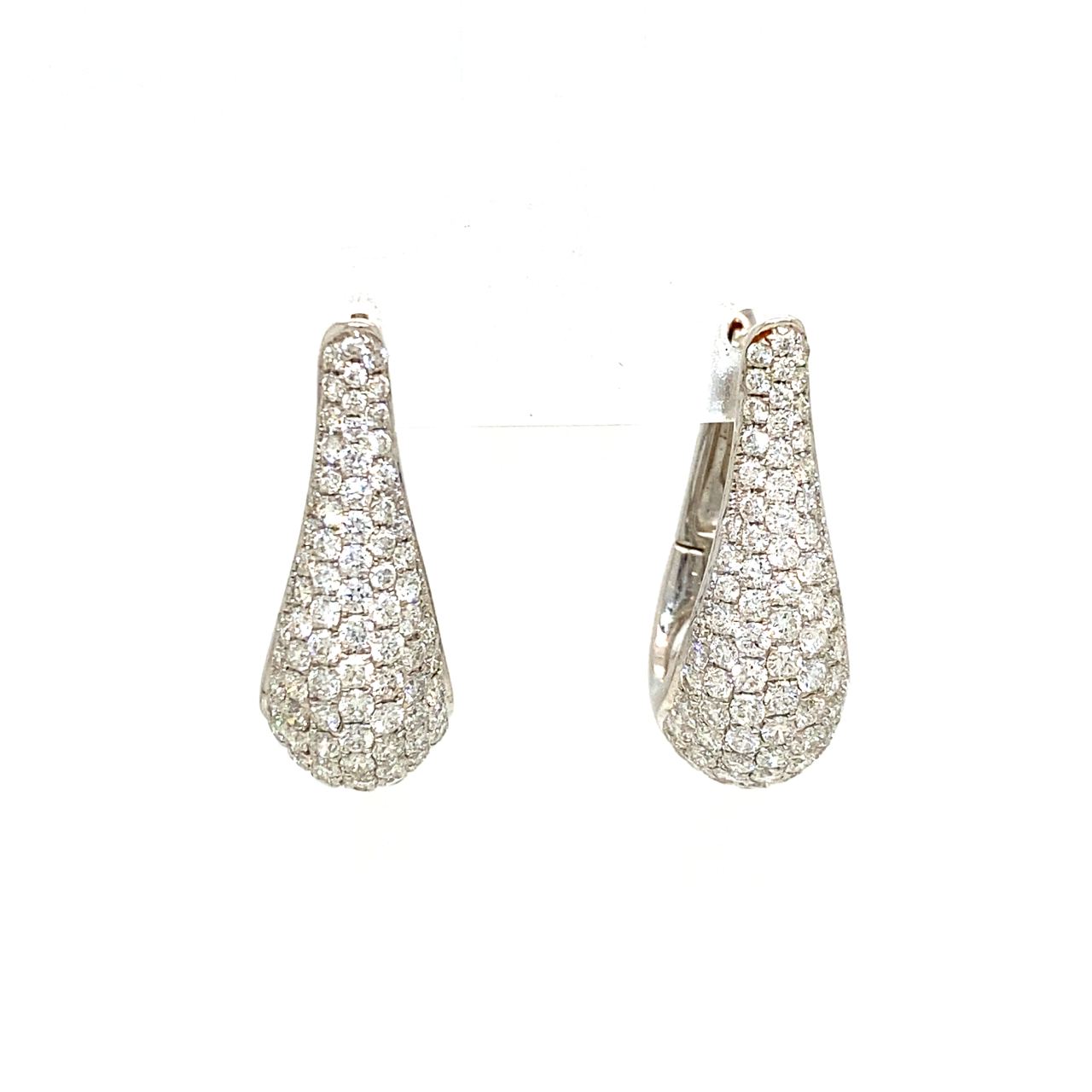 18K Diamond Earring