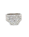 18K White Gold Diamond Ring