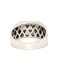 18K White Gold Diamond Men’s Ring