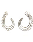 18K White Gold Diamond Earring