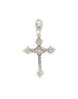 18K White Gold Diamond Pendant