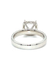 18K White Gold Diamond Ring Mounting