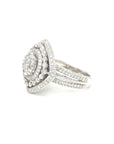 18K White Gold Diamond Ring