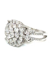 18K White Gold Diamond Ring