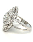 18K White Gold Diamond Ring