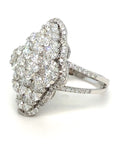 18K White Gold Diamond Ring