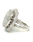 18K White Gold Diamond Ring