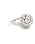 18K White Gold Diamond Ring