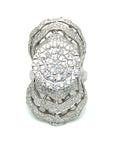 18K White Gold Diamond Ring