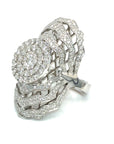 18K White Gold Diamond Ring
