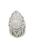 18K White Gold Diamond Ring