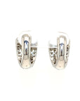 18K White Gold Diamond Earring