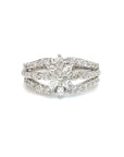 18K White Gold Diamond Ring