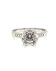 18K White Gold Diamond Ring Mounting