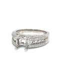 18K White Gold Diamond Ring