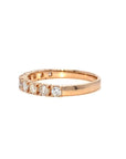 18K Rose Gold Large 3/4 Round Eternity Diamond Ring
