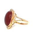 18K Rose Gold Onyx Ring