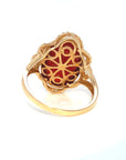 18K Rose Gold Onyx Ring