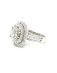 18K White Gold Diamond Ring