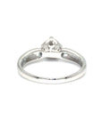 18K White Gold Duo Colour Mini Illu Top Bubble Band Diamond Ring