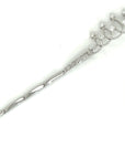 18K White Gold Tiara Crown Crown Diamond Bracelet