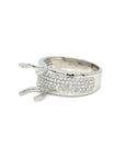 18K White Gold Diamond Mounting