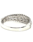 18K White Gold Diamond Bangle