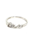 18K White Gold Signature Love Diamond Ring