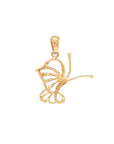 18K Rose Gold Joy Butterfly Wings Diamond Pendant