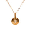 18K Rose Gold Miss U Weel Diamond Necklace