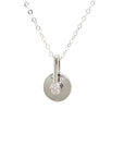 18K White Gold Miss U Weel Diamond Necklace
