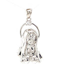 18K White Gold Diamond Pendant