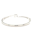 18K White Gold Diamond Bangle