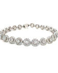18K White Gold Diamond Bracelet