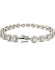 18K White Gold Diamond Bracelet