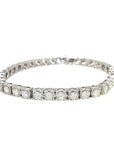 18K White Gold Diamond Bracelet