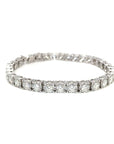 18K White Gold Diamond Bracelet