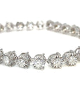 18K White Gold Diamond Bracelet