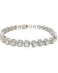 18K White Gold Diamond Bracelet