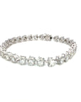 18K White Gold Diamond Bracelet